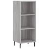 VidaXL Buffet Sonoma Grey 34.5x32.5x90 Cm Engineered Wood 828754