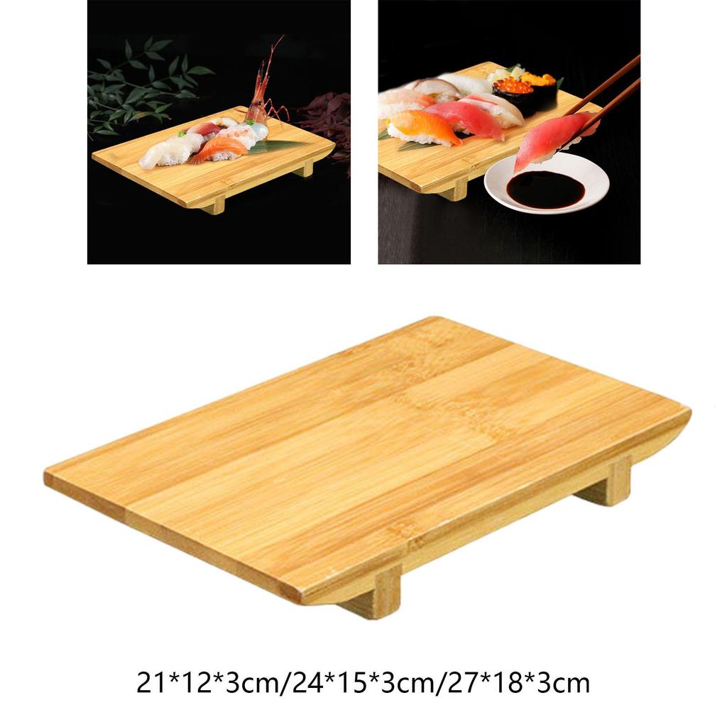 Sashimi Sushi Plate Table Organizer Pantry Decorative Japanese Kitchen Traditional Serving Tray Rectangle Multifunctional