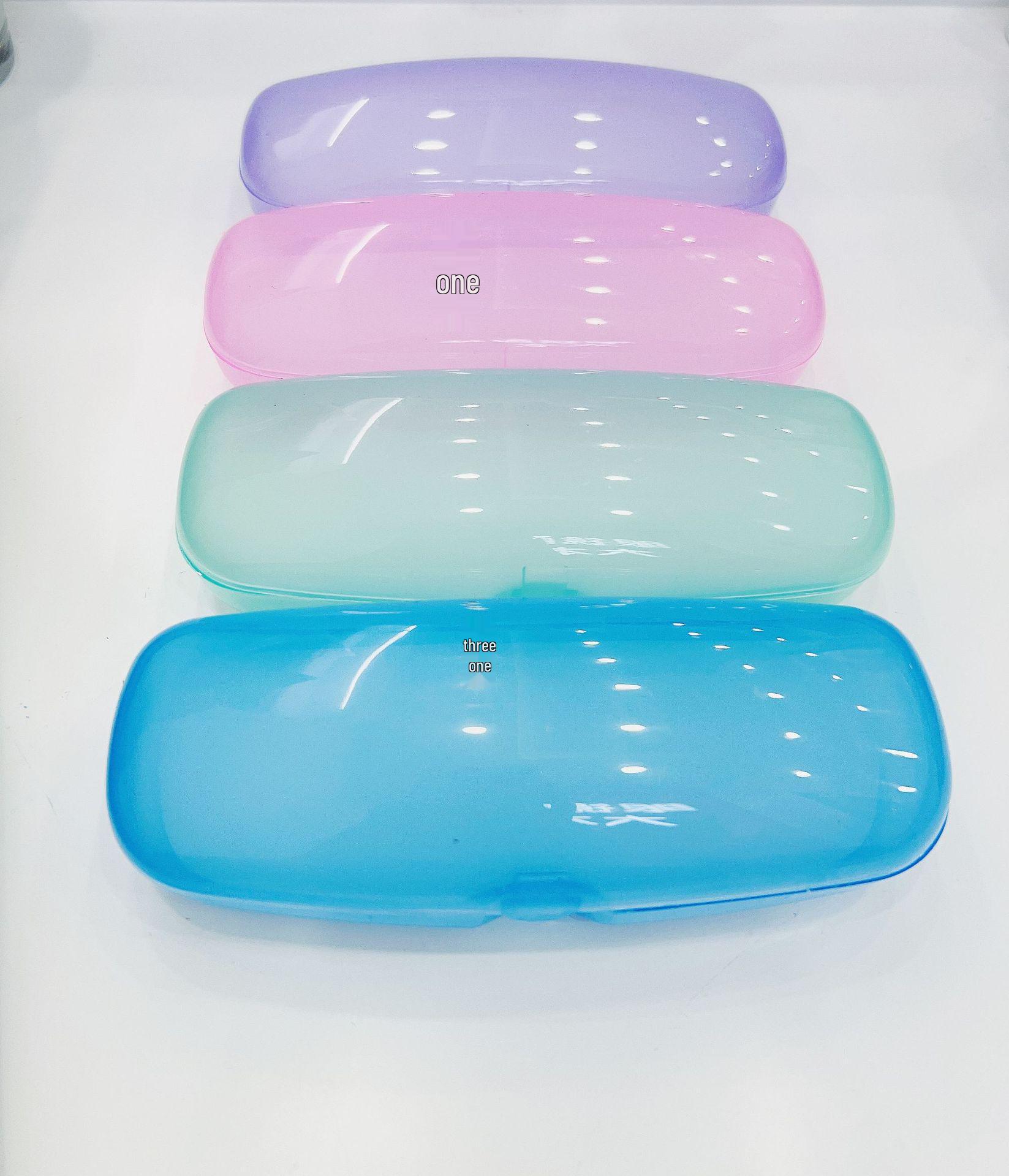 

Большой пластиковый футляр для очков смешанных цветов для очков для чтения