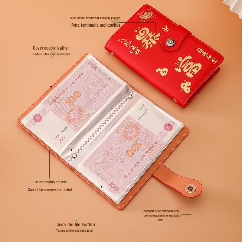 Large Capacity Simple Cash Savings Book & Money Clip Album