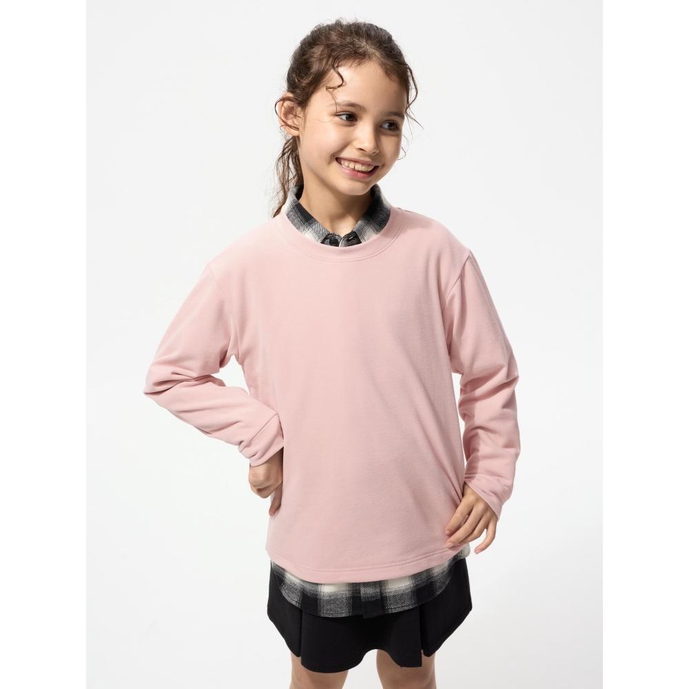 Uniqlo Kids Fleece Crew Neck T  Long Sleeve 