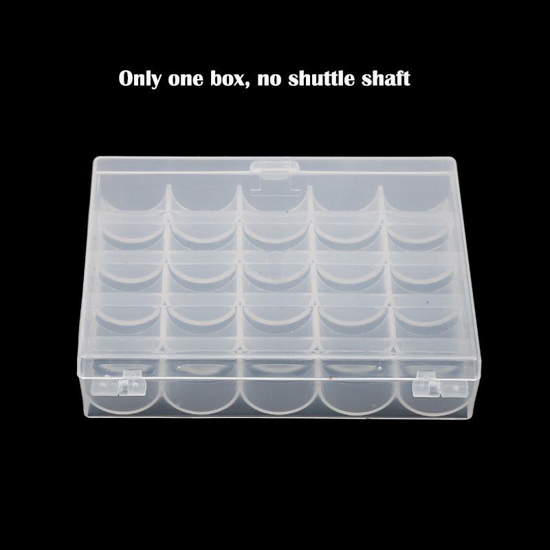 

25PCS/Set Plastic Threads Bobbins Sewing Machine Spools with Storage Box for DIY Embroidery Accessories Household Sewing Tools