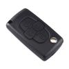 4 Buttons Flip Floding Remote Key Case Shell Fobs for Peugeot 307 308 408 1007 for Citroen C4 C5 C8 Triomphe Quatre Uncut Blade with Groove CE0523