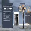 Camel Silent Oscillating Floor & Desktop Fan with Remote Control - Perfect for Home or Dorm, Free Shipping
