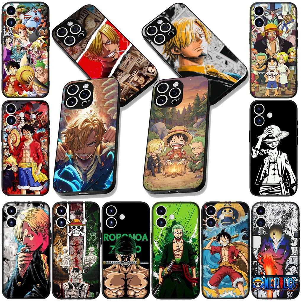 Cover for Samsung Galaxy S25 S24 S23 FE Plus Ultra S7 Edge A16 A15 5G s25+ Coque Phone Case Roronoa Zoro One Luffy Piece Sanji