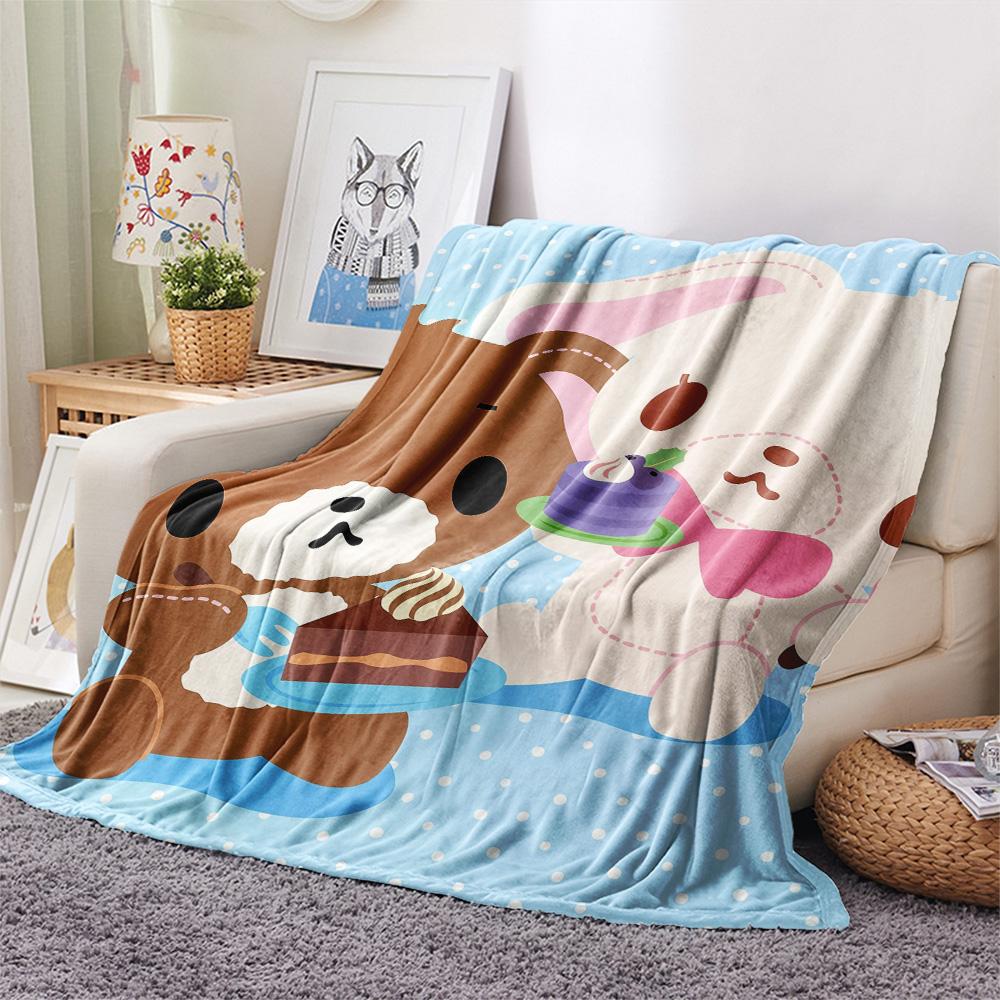 Honey Bonnie Druck Flanelldecke, Hohe Qualität, Bequem für alle Jahreszeiten, Heimdekoration, Wärme und Komfort