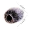 Dead Cat Microphone Windshield Furry Windproof Muff Windscreen Cover For Collar Microphone WindShield