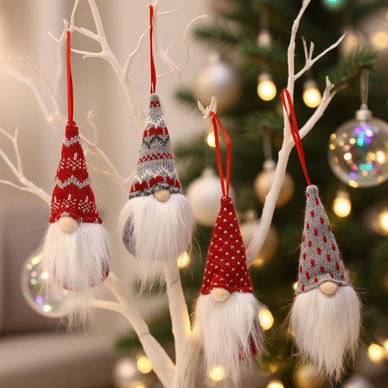 Santa Small Pendant Gnomes Christmas Tree Set Small Pendant Christmas Ornaments