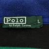 Polo by Ralph Lauren 80s Vintage Boys Green Tag Border Long Sleeve Polo Shirt Men's Used