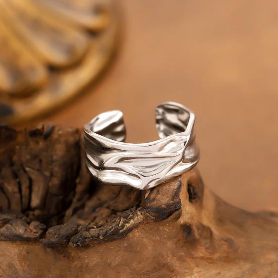 Adjustable Ring Lightweight Comfortable To Wear Anti-Oxidation Open Ring Exquisite Craftsmanship Niche Style Ring for