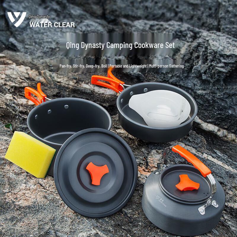 Outdoor Camping 3-Piece Cookware Set