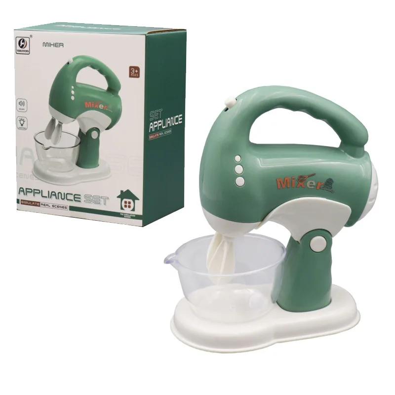 Szerepjáték Konyhai Készülékek Játék Hanggal és Fénnyel Kávéfőző Gép Keverőgép Pirítós Kenyérpirító Turmixgép Gyerek Konyhai Játékkészlet Ajándékok