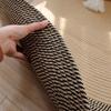 Japanese Rattan Woven Round Living Room Carpet Household Jute Light Luxury Style Mat Cat Scratch Board Matching Color Mat