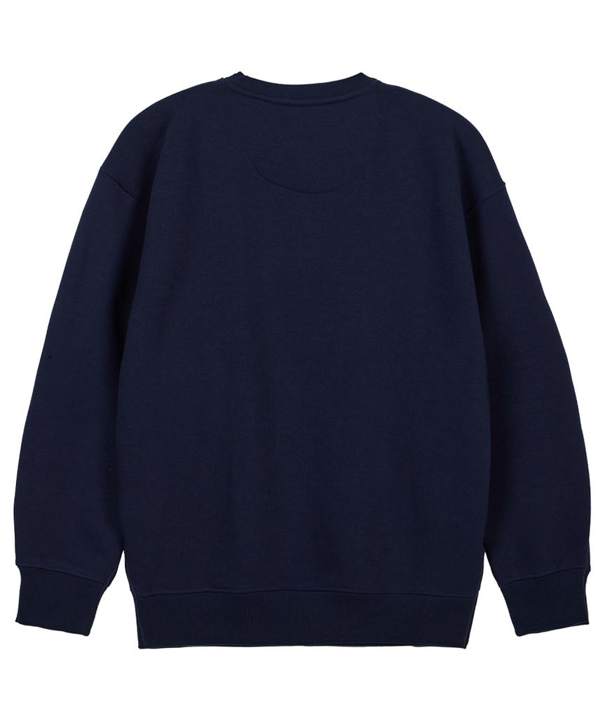 ASTRAL PROJECTION Basic Loose Fit Sweatshirt_Navy