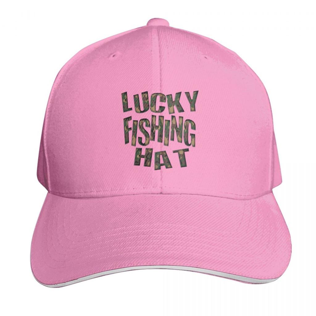 Lucky Fishing Hat Baseball Cap Gift For Him Her Casual Daily Wear Quick Dry Performance
