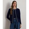 Lauren Ralph Lauren Dvoubarevný bavlněný modalový kardigan Wmlrswes6820887400