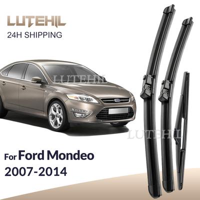 For Ford Mondeo 2007-2014 2008 2009 2010 2011 Wiper Front & Rear Wiper Blades Windshield Windscreen Window Brushes 26"+19"+12"