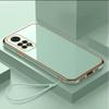 Funda de silicona chapada con cordón de lujo para Xiaomi Redmi Note 11, 12, 11S, 10, 10S, 10A, 10C, 9A, 9T, 9C, POCO X3, 11T, 12T, funda de parachoques suave
