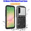Wodoodporne etui do nurkowania i pływania 15 metrów głębokości dla Samsung Galaxy A56 A55 A36 A35 A26 A25 A16 A06 M56 M55 M35 M06 z przyciskiem telefonu