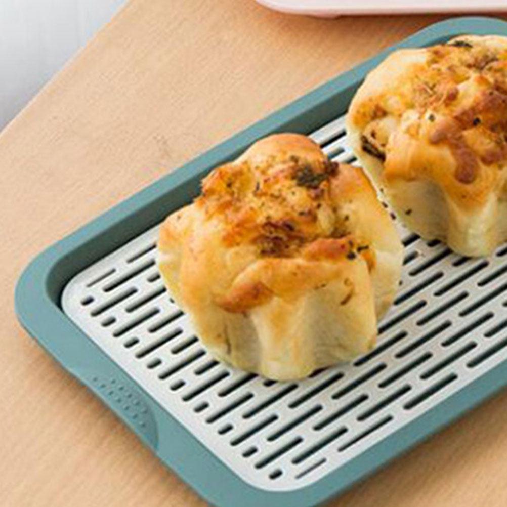 1Pcs Draining Board Double Layer Plastic Draining Tray Storage Rack Kitchen Drain Basket Fruit Vegetable Plate Household