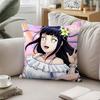 Cute H-Hinata Hyuga Pillow Case Sofa And Living Room Decorative Cushion Covers Dust-proof And Mite-proof Invisible Zipper
