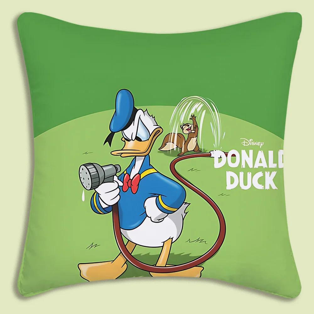 

Donald Duck Cartoon Pillow Covers Cartoon Sofa Decorative Home Printing Cute Cushion Cover 40cmx40cm