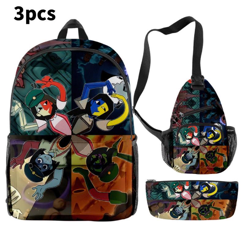 Dream Ena Bbq Children School Bag Set Pencil Case Durable Material Student Young