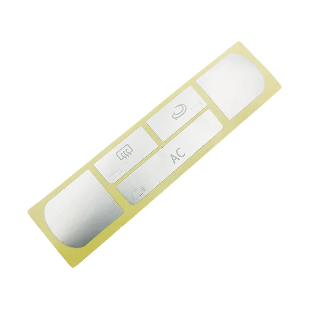 Replacement Air Conditioner Climate Control Button Cover Sticky Film Labels Sticker Decal Scratch Proof Surfaces