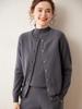 2025 Early Autumn Women's Cashmere Round Neck Cardigan - Stylish & Lightweight Knitwear