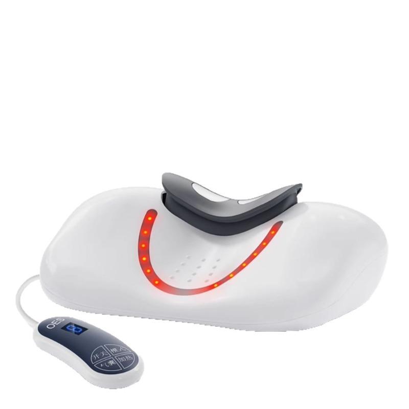 

Многофункциональный массажер для вытяжения шейного отдела позвоночника, домашний электрический разминающий, с воздушными подушками для растяжки спины и поясницы, физиотерапевтический инструмент белый