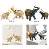 Elephant Figurine Pair for Elegant Home Display