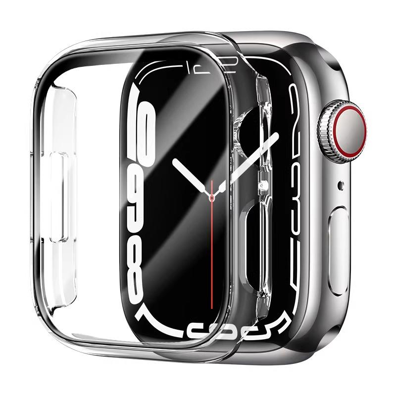 Case for Apple Watch 46mm 42mm 49mm 45mm 41mm 44mm 40mm PC Bumper Anti-fall Protective Sleeve iWatch Series 11 10 Ultra 9 8 7 SE