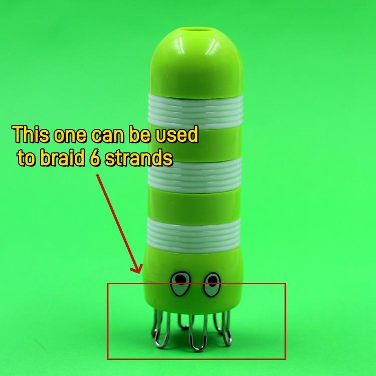 

DIY мультфильм веревка плетеная 1 шт. инструменты для вязания свитера ABS пчела веревка ткач зелёный