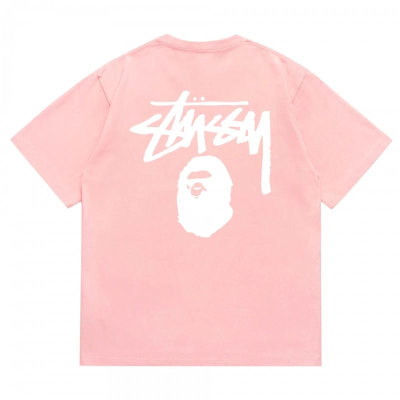 Tricou Bumbac Classic cu Imprimeu Ape Lightning Unisex Mânecă Scurtă Croială Largă Îmbrăcăminte Casual