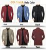 2026 Spring Men's Fashionable Stand-up Collar Jacket – Business Casual, Versatile, Trendy Dad's Wear