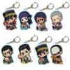 Golden Anime Kamuy Saichi Sugimoto Asirpa Acrylic Pendant Keychains Car Key Chain Key Ring Phone Bag Hanging Jewelry