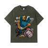 275 GSM Washed T-shirts 100% Cotton My Hero Academia V3 Deku Print Unisex Heavy Cotton T Shirt