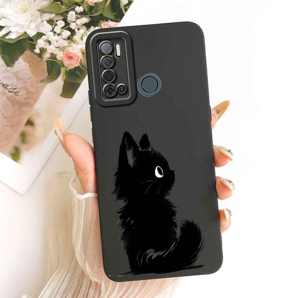 Für Tecno Spark Power 2 Hülle LC8 Niedliche Katze Cartoon Hülle Weiche Silikon Handyhülle Für Tecno SparkPower 2 Power2 Schale