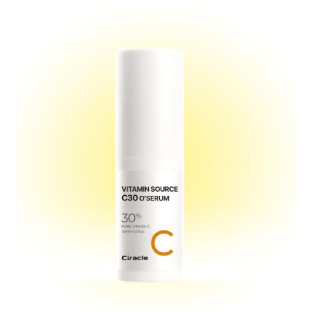 Ciracle Vitamin Source C-30 O Serum 15ml - Maximum 30% Pure Vitamin C Professional Brightening & Anti-Aging Solution