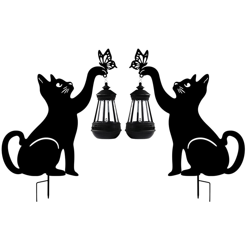 Outdoor Solar Decorative Stakes with Solar-Powered Light Waterproof Landscape Lights Solar Garden Lights for Outdoor Patio Yard
