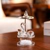 Crystal Duck Showpiece, Crystal Swan, Duck Ornaments Décor - Transparent
