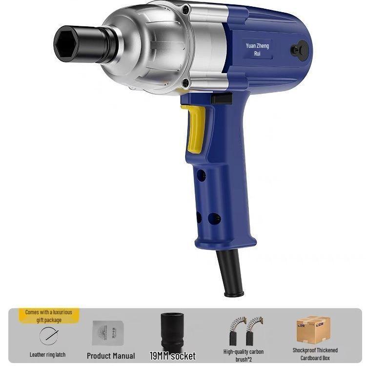 Zheng Rui 220V High-Power Electric Impact Wrench for Auto Repair and Scaffolding