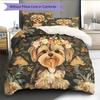 Animal  Pattern Bedding Quilt Set Quilt Cover Pillowcase Home Decoration  Gift (1 * duvet cover + 2 * pillowcase, without core)