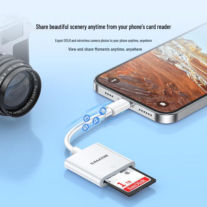 Apple Lightning To SD Card Reader