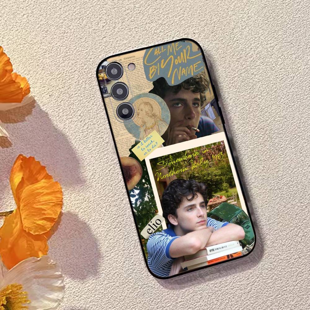 C-Call Me by Your N-Name Phone Case For Samsung Galaxy A73,A72,A71,A70,A53,A52,A51,Soft Silicone Black Cover