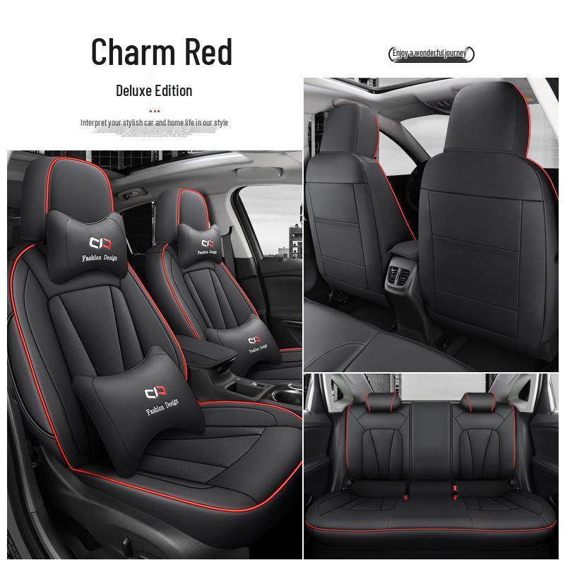 Four Seasons Universal Buick Verano Wear-Resistant Leather Car Seat Cover