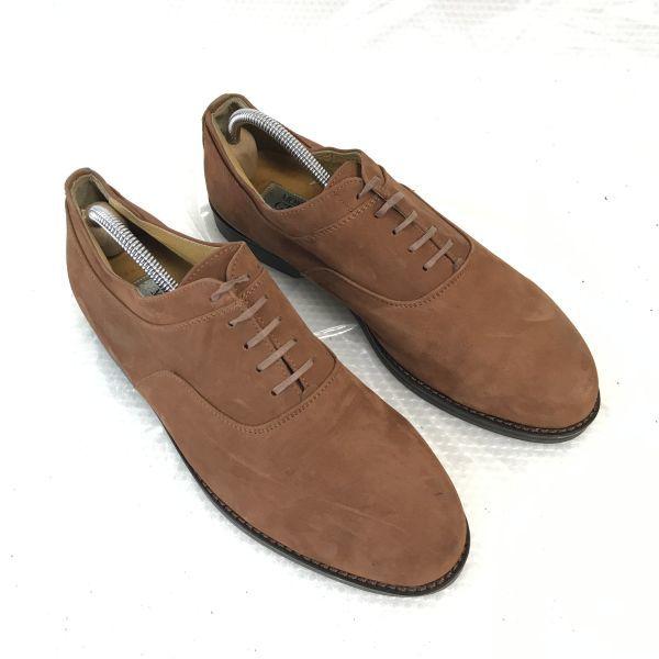 Made In Japan MONSIEUR GRECO Nubuck Leather Saddle Shoes Men’s 7.5 Brown Plain Toe(USED)