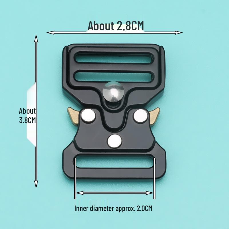 Outdoor Tactical Alloy Cobra Buckle for Backpack and Suitcase