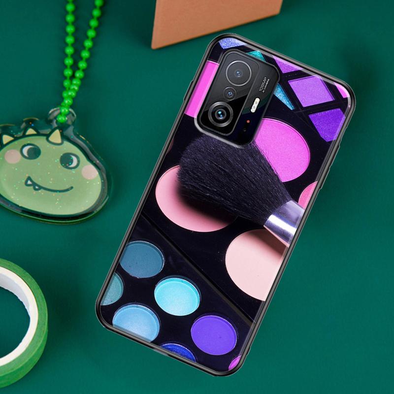 Makeup Eyeshadow Palette Case For POCO F5 X5 X3 Pro X4 F4 GT F3 M5s C40 Cover For Xiaomi 13 12 Lite 11T 12T Pro 12X