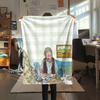 Pettson and Findus2 Flannel Blanket, High Quality Comfortable for All Seasons, Home Decor, Warmth and Comfort